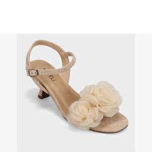 NEW VANELI women's lapis sandal in nude suede